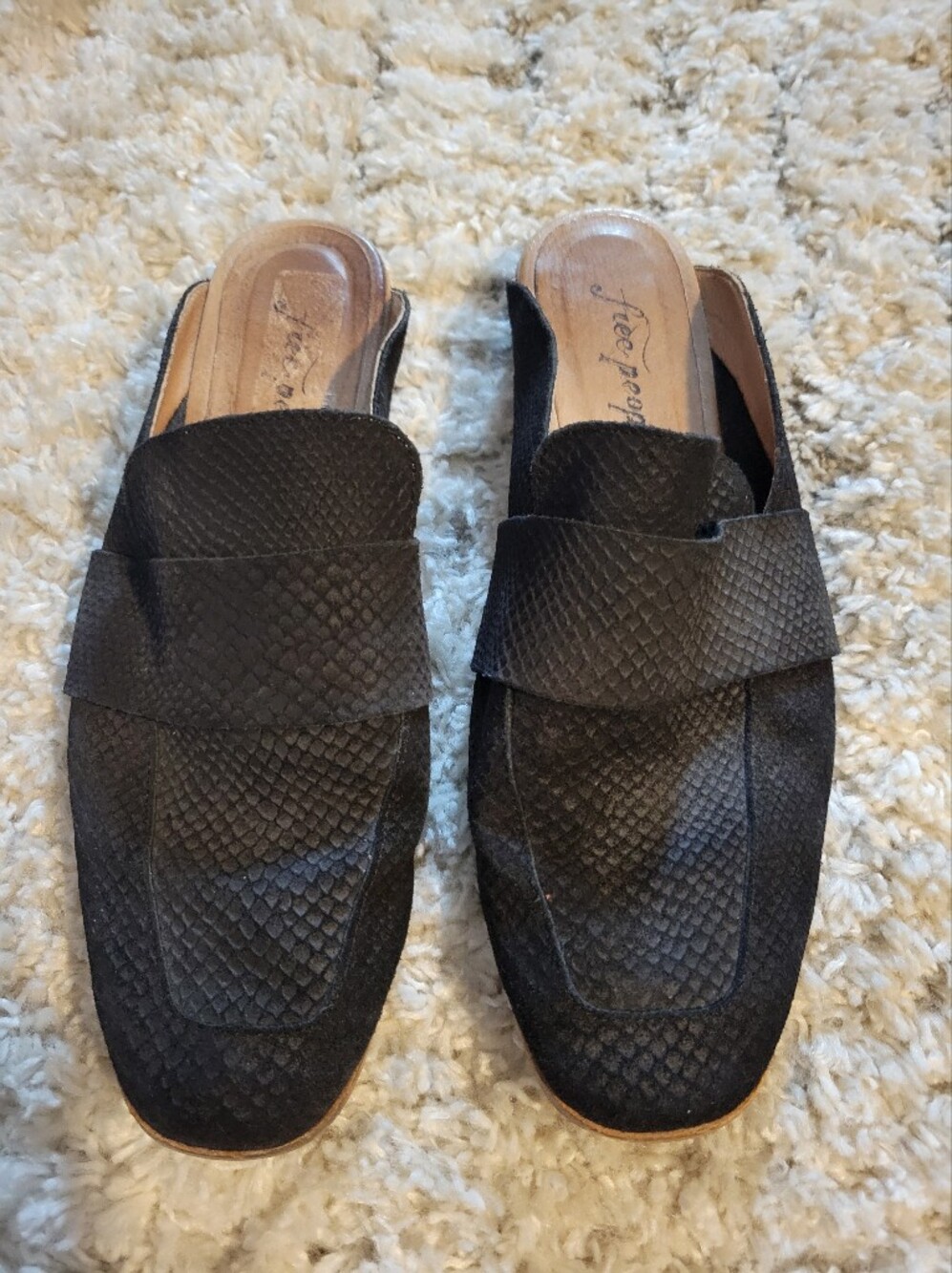 Free People At Ease Embossed Loafers